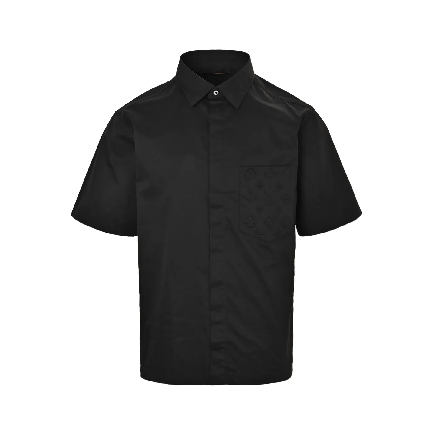 Louis Vuitton/Louis Vuitton 26ss pocket presbyopic embossed short-sleeved shirt